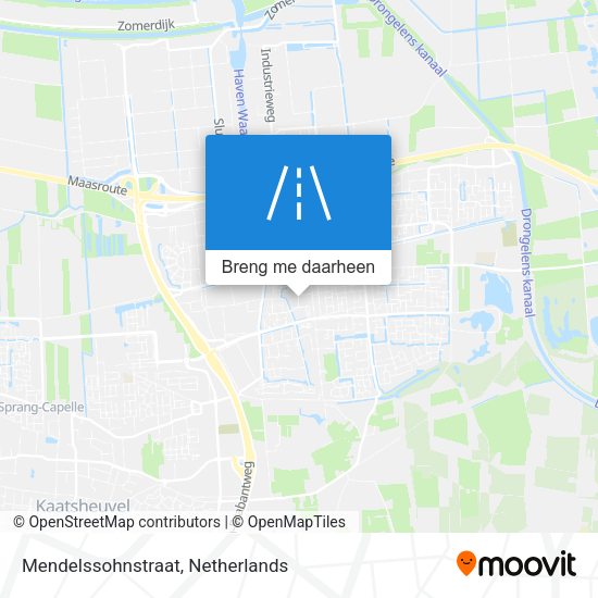Mendelssohnstraat kaart