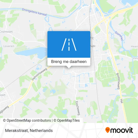 Merakstraat kaart