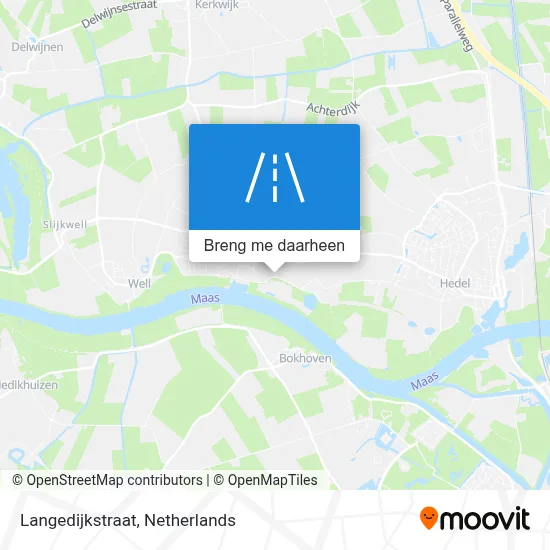 Langedijkstraat kaart