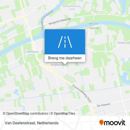Van Deelenstraat kaart