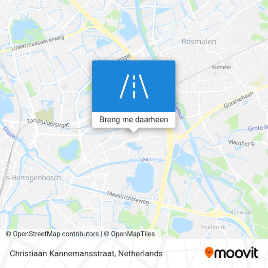 Christiaan Kannemansstraat kaart