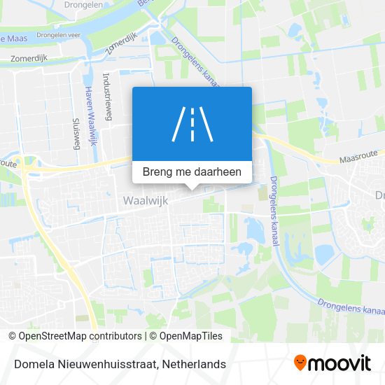 Domela Nieuwenhuisstraat kaart