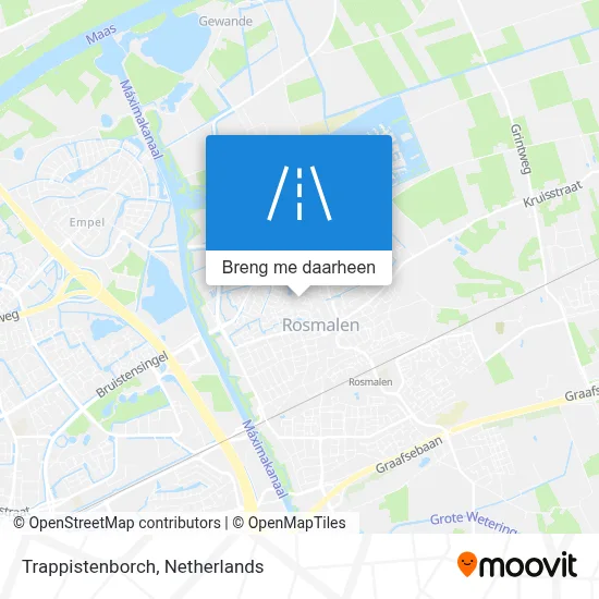 Trappistenborch kaart