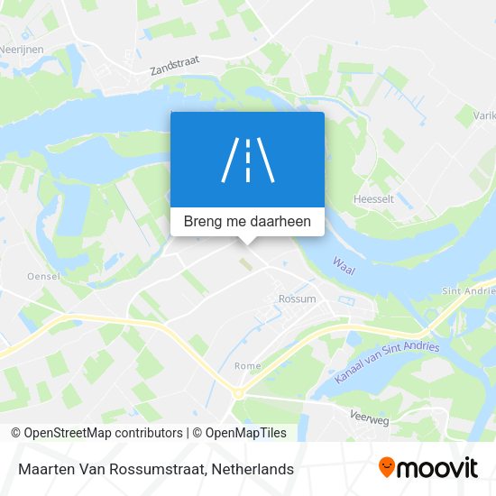 Maarten Van Rossumstraat kaart