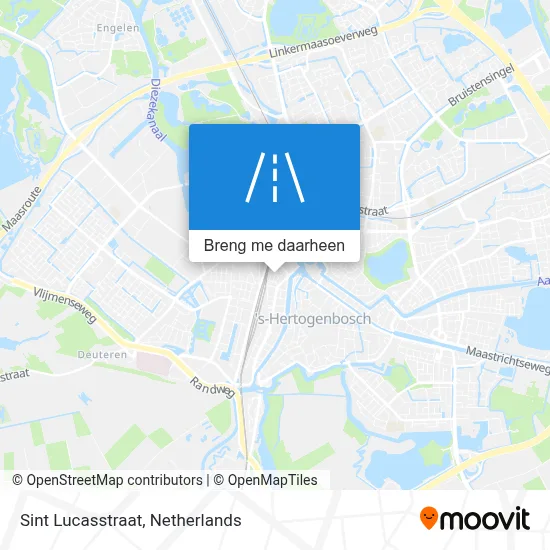 Sint Lucasstraat kaart