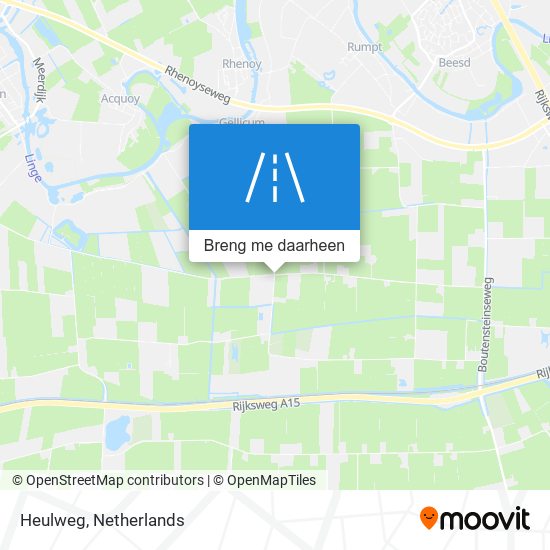 Heulweg kaart