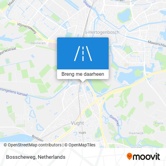 Bosscheweg kaart