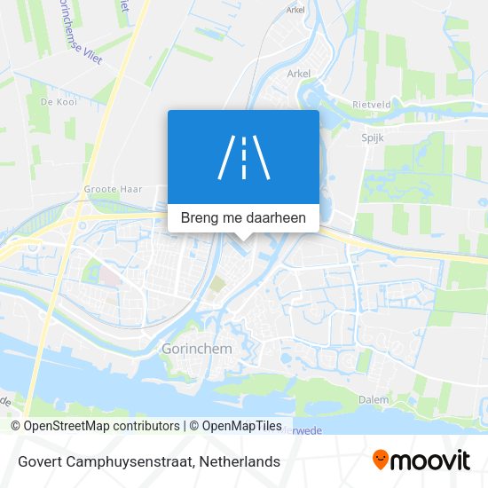 Govert Camphuysenstraat kaart