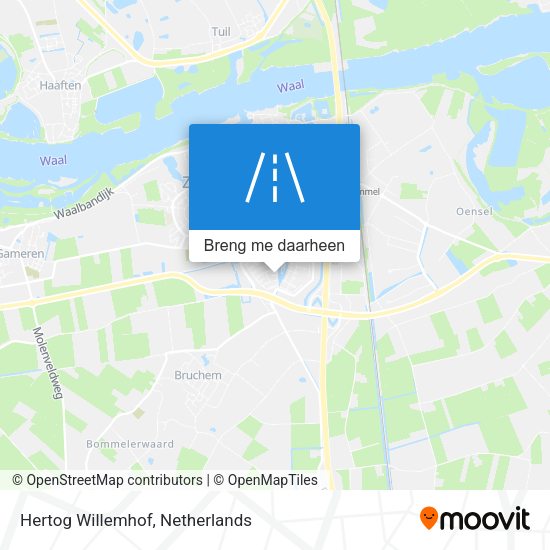 Hertog Willemhof kaart