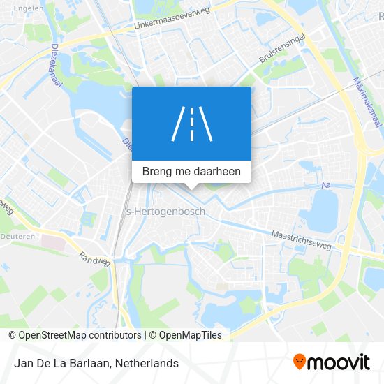 Jan De La Barlaan kaart