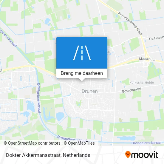 Dokter Akkermansstraat kaart