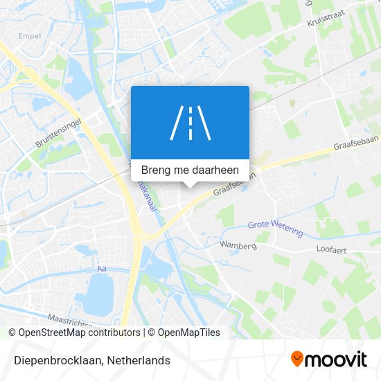 Diepenbrocklaan kaart