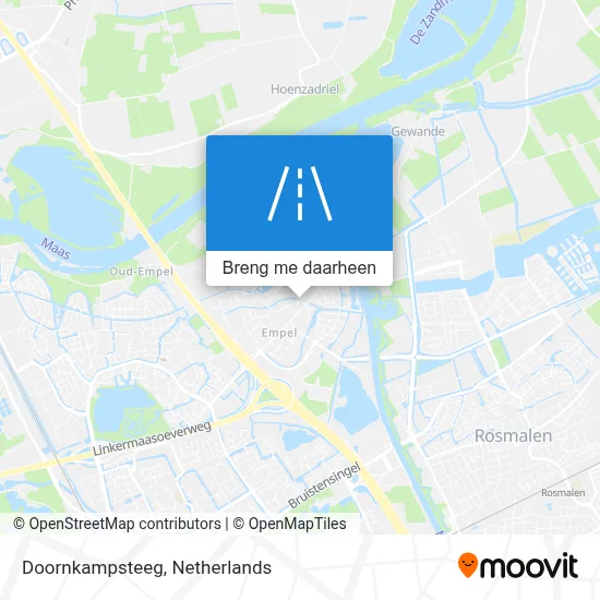 Doornkampsteeg kaart