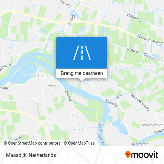 Maasdijk kaart