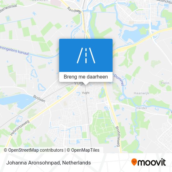 Johanna Aronsohnpad kaart
