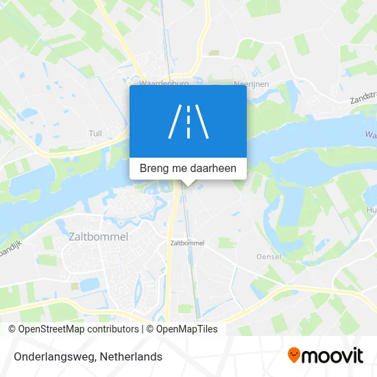 Onderlangsweg kaart