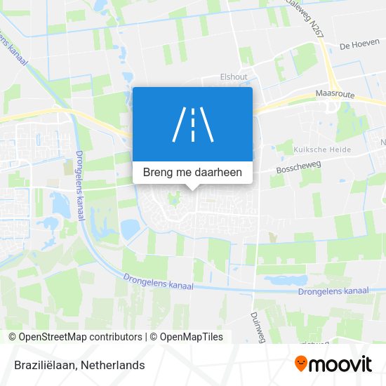 Braziliëlaan kaart