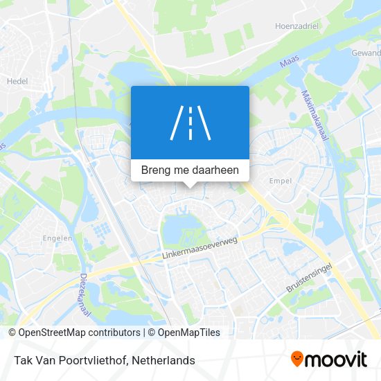 Tak Van Poortvliethof kaart