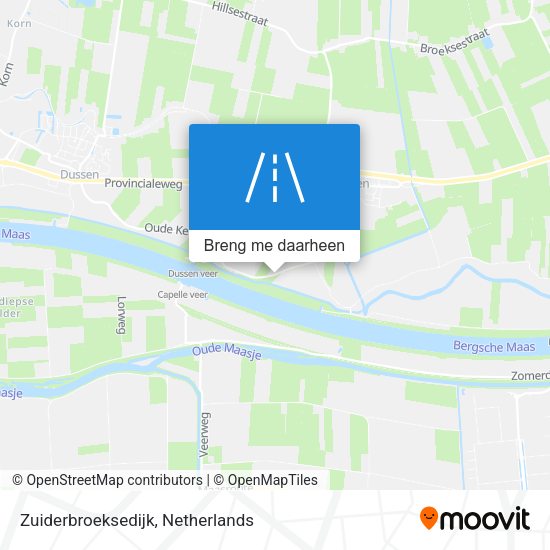 Zuiderbroeksedijk kaart