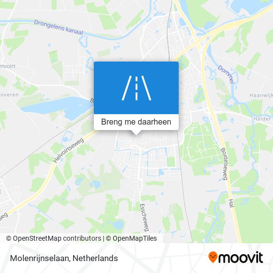 Molenrijnselaan kaart