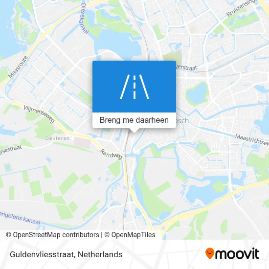 Guldenvliesstraat kaart