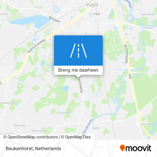 Beukenhorst kaart