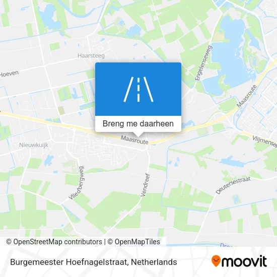 Burgemeester Hoefnagelstraat kaart