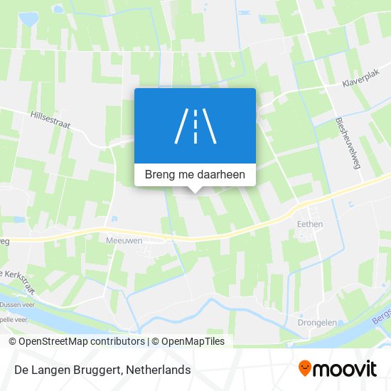 De Langen Bruggert kaart