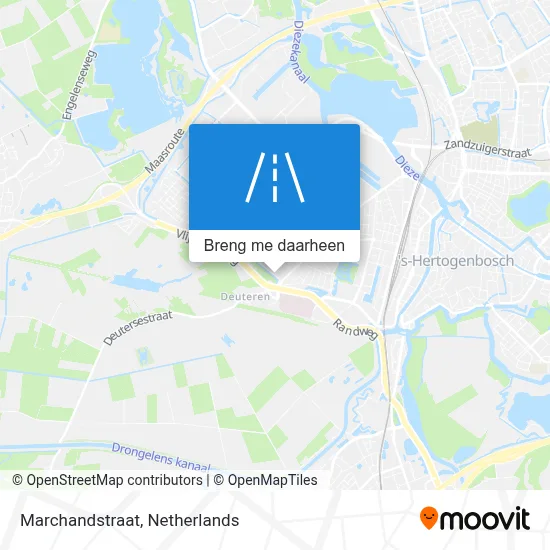 Marchandstraat kaart