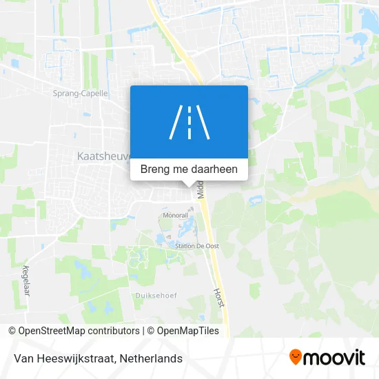 Van Heeswijkstraat kaart