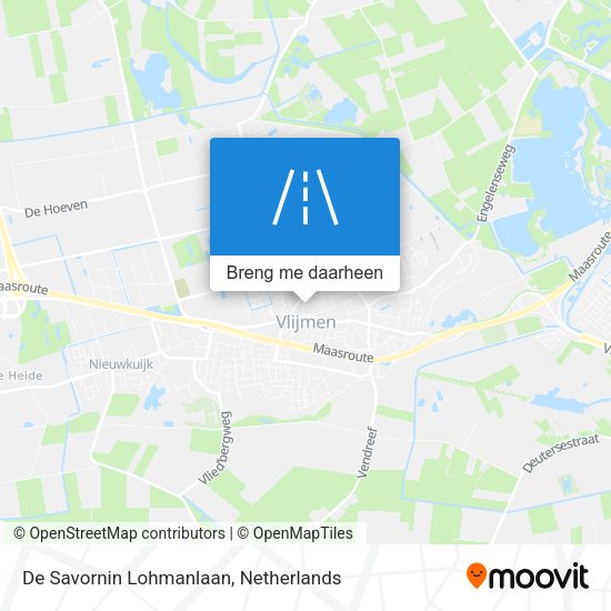 De Savornin Lohmanlaan kaart
