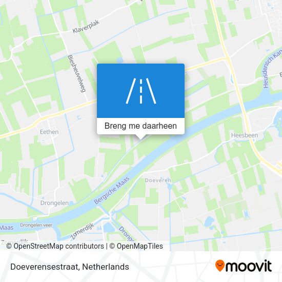 Doeverensestraat kaart