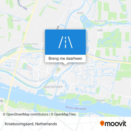 Knieboomgaard kaart