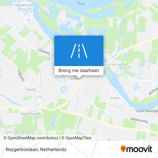 Reygerboslaan kaart