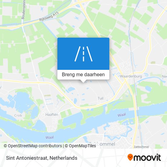 Sint Antoniestraat kaart