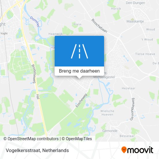 Vogelkersstraat kaart