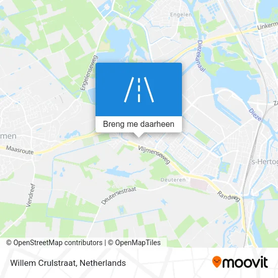 Willem Crulstraat kaart