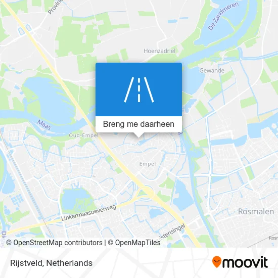 Rijstveld kaart