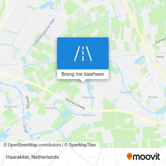 Haarakker kaart