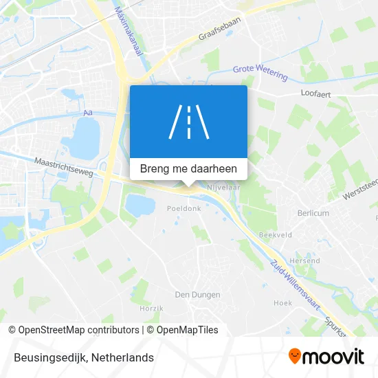 Beusingsedijk kaart
