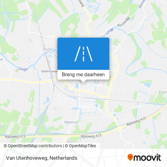 Van Utenhoveweg kaart