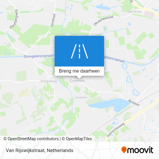 Van Rijswijkstraat kaart