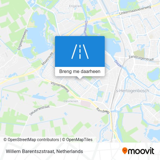 Willem Barentszstraat kaart