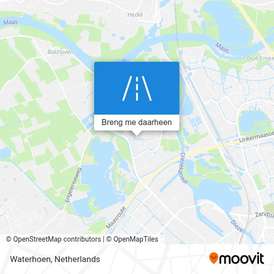 Waterhoen kaart