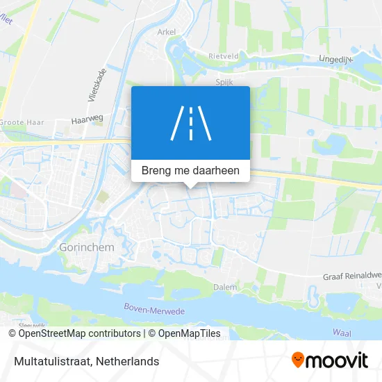 Multatulistraat kaart