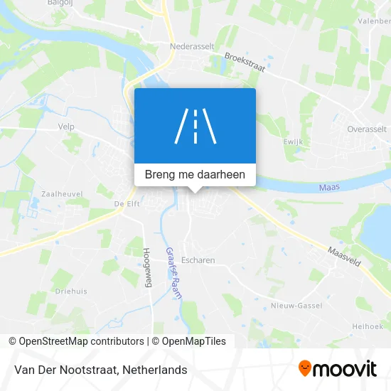 Van Der Nootstraat kaart
