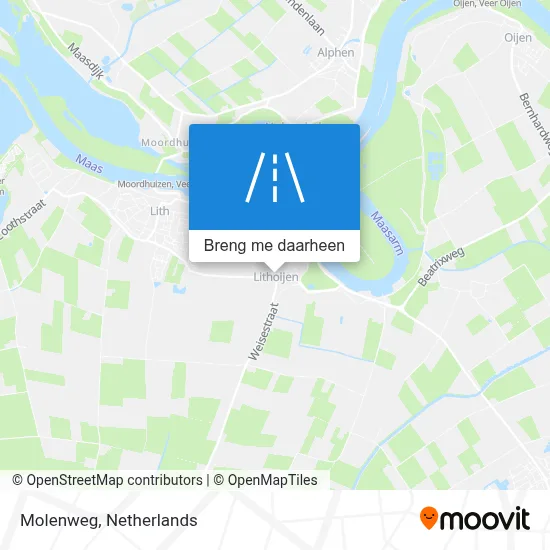 Molenweg kaart