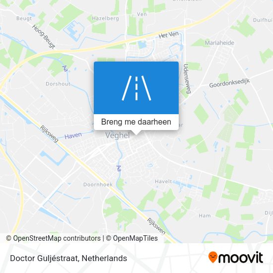 Doctor Guljéstraat kaart