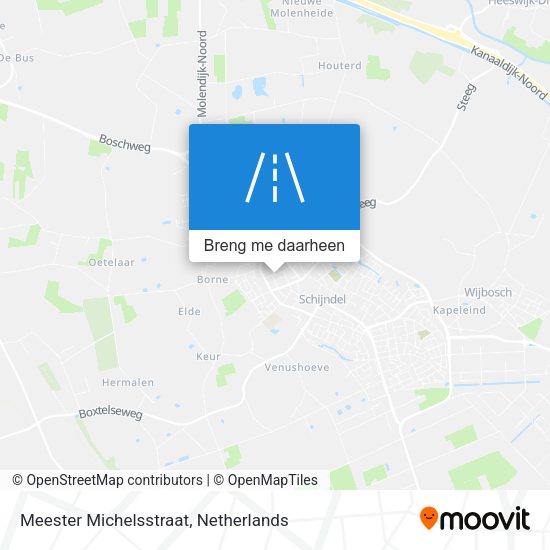 Meester Michelsstraat kaart