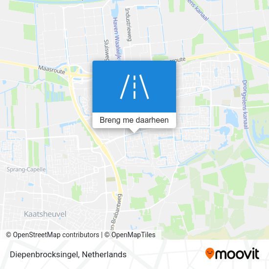 Diepenbrocksingel kaart
